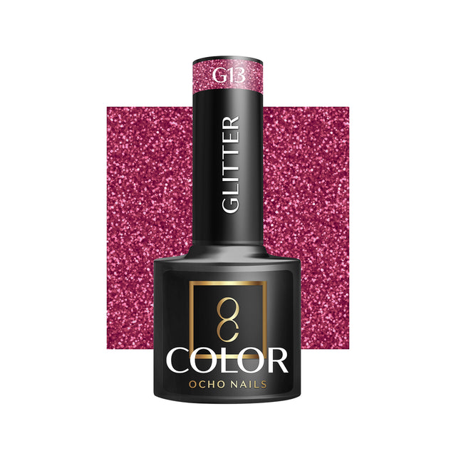 OCHO NAILS Hybrid nail polish glitter G13 -5 g - BVShop