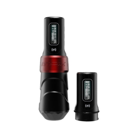 FK Irons Flux Max Yomico Red/Black 4.0mm tattoo machine kit