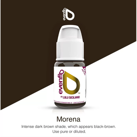 Perma Blend Morena 15ml hybrid eyebrow pigment bottle and shade
