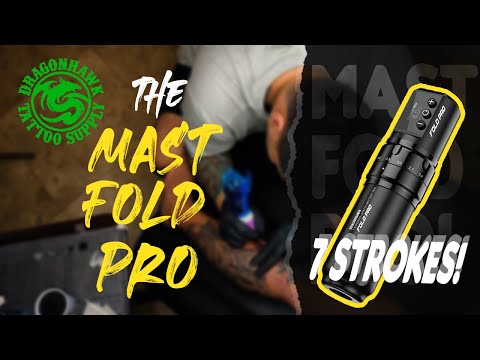 ماكينة قلم وشم لاسلكية Mast Fold Pro مع 7 أطوال للضربة