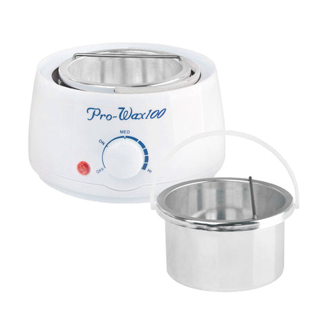 Pro wax heater 400ml can, 100w white - BVShop