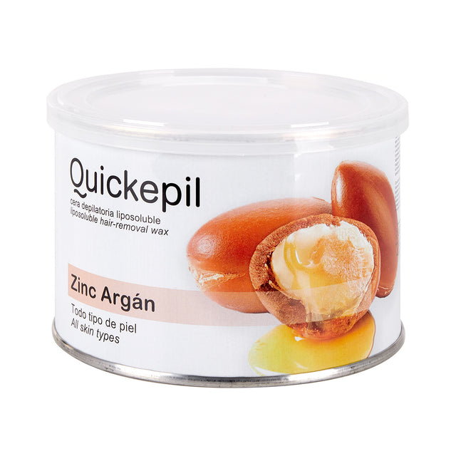 Quickepil depilatory wax can zinc-argan 400 ml - BVShop