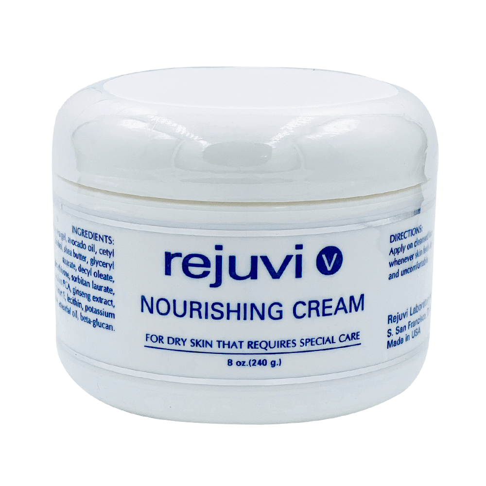 Rejuvi v مرطب وجه 240g – عبوة كريم، الملصق الأمامي