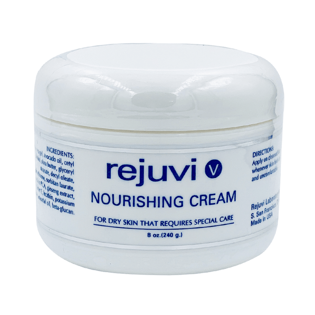 Rejuvi v مرطب وجه 240g – عبوة كريم، الملصق الأمامي