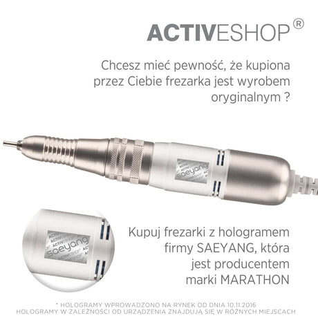 Saeyang Marathon 3 Champion Nail Drill Machine White + H200 - BVShop