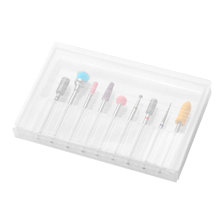 SET OF NAIL DRILL BITS MIX 9 PCS. - BVShop