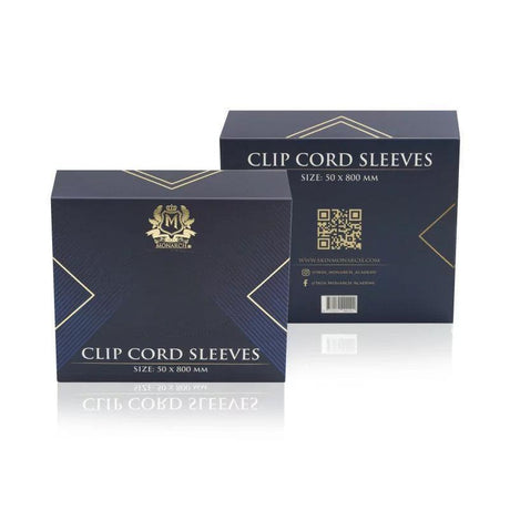 Skin Monarch Clip Cords Sleeves 50 x 800mm Yellow 125 pcs. - BVShop