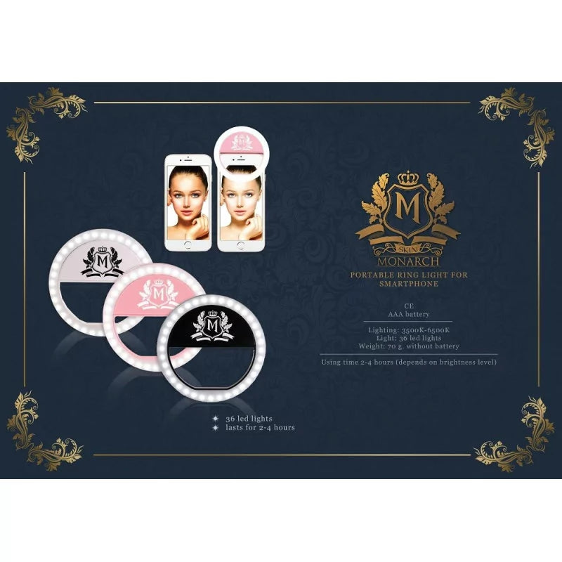 Skin Monarch Portable Ring Light for Smartphone