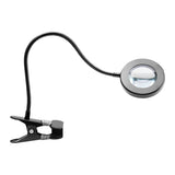 SNAKE RING LED LAMP LAMP ON A DESK BLACK - BVShop