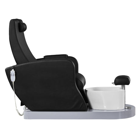 SPA ARMCHAIR FOR PEDICURE AZZURRO 016A BLACK WITH HYDROMASSAGE - BVShop