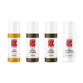 Swiss Color Eyebrow Pigments Set 4x5ml - BVShop