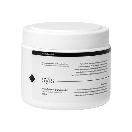 Syis NeuroCalm Gel – Peptide Gel for Manual Massage, Sonophoresis and Iontophoresis 500 ml - BVShop