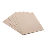 Set of five The Perma PMU Practising Latex Skin sheets, inkless practice skins for permanent makeup training and skill development.