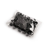 Set of 50 black Perma Ring Cup Containers, durable and versatile storage solution for organizing small items.