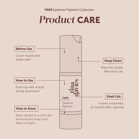 Tina Davies FADE Dark Neutral Brown Pigments 15ml - BVShop