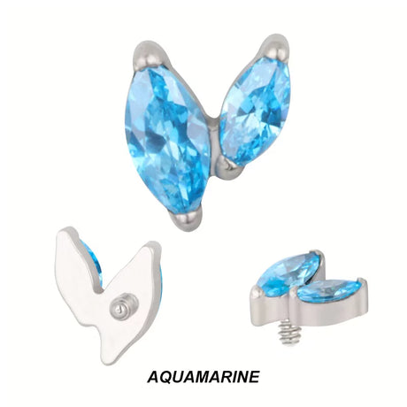 رؤوس ثقب من التيتانيوم مع الزركون