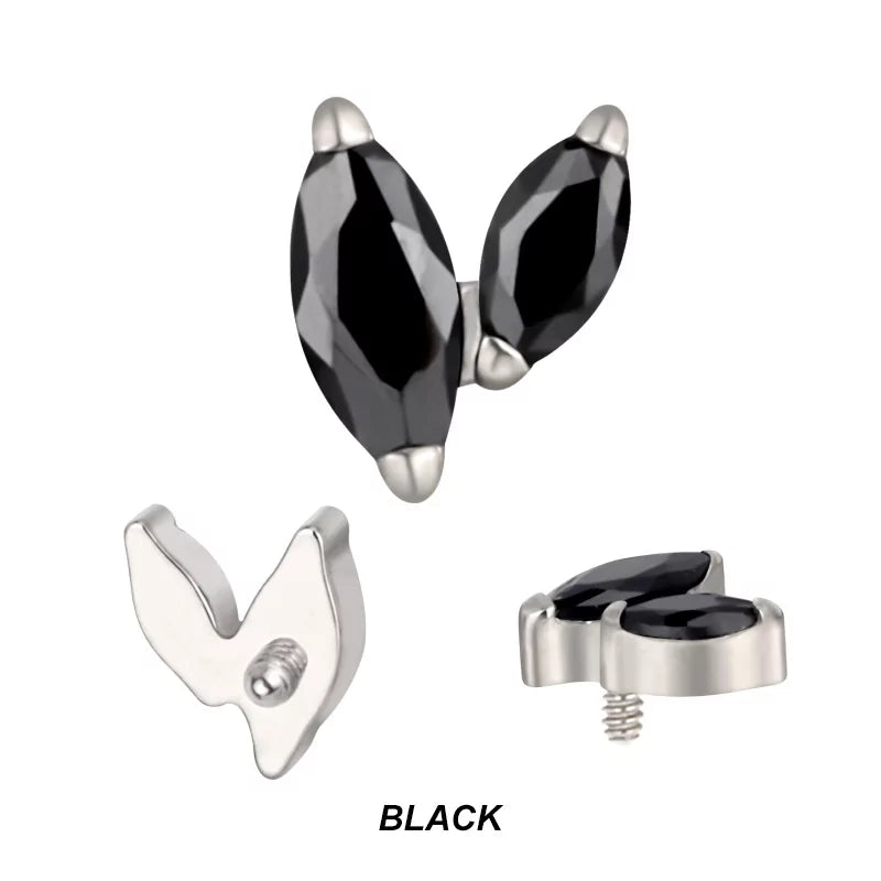 رؤوس ثقب من التيتانيوم مع الزركون