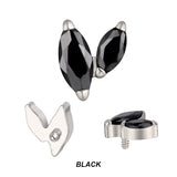 رؤوس ثقب من التيتانيوم مع الزركون