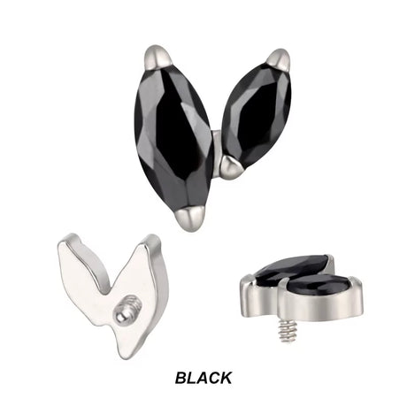 رؤوس ثقب من التيتانيوم مع الزركون