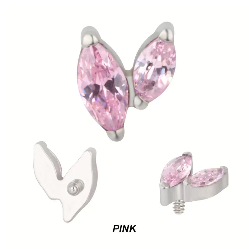 رؤوس ثقب من التيتانيوم مع الزركون