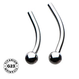 لابريت منحني قابل للدفع من التيتانيوم