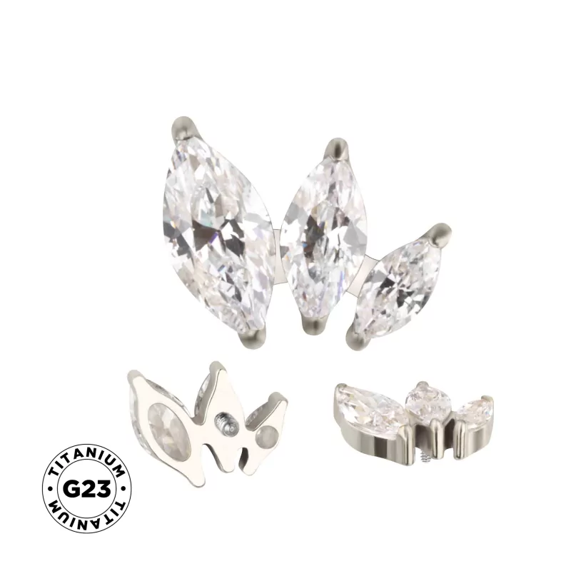 خاتم التيتانيوم بتصميم ماركيز مرتب