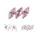 خاتم التيتانيوم بشكل ماركيز مائل