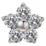 خاتم التيتانيوم على شكل زهرة