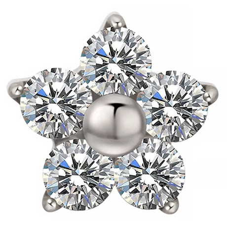 خاتم التيتانيوم على شكل زهرة