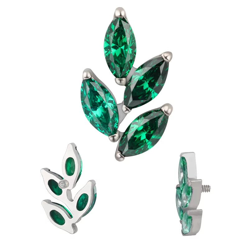 خاتم التيتانيوم على شكل ورقة