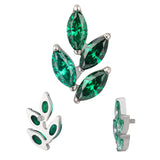 خاتم التيتانيوم على شكل ورقة