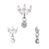 خاتم التيتانيوم بتصميم ماركيز وحافة