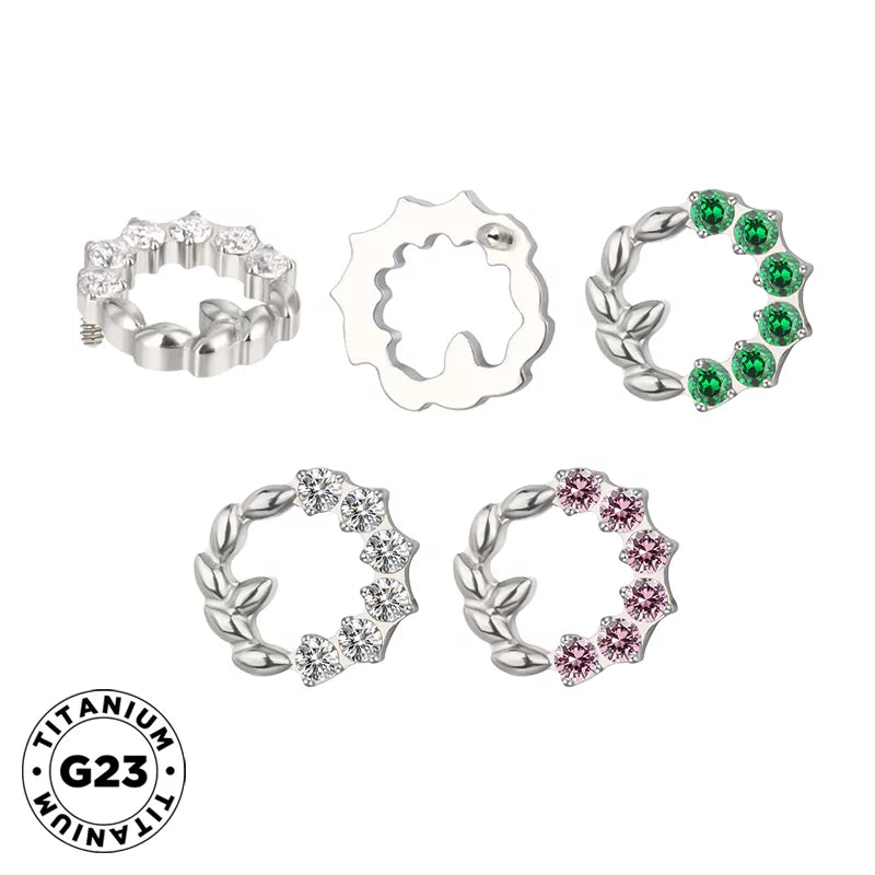 خاتم التيتانيوم إكليل الزيتون