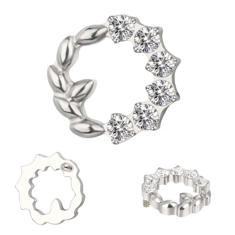 خاتم التيتانيوم إكليل الزيتون