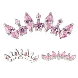 خاتم التيتانيوم دائري ومرقش