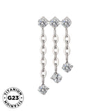 وصلة سلسلة ثلاثية الحلقات من التيتانيوم