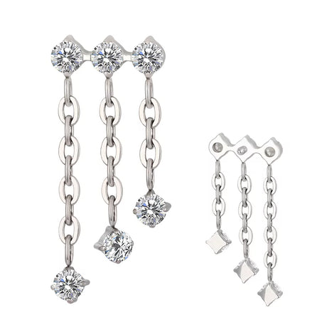 وصلة سلسلة ثلاثية الحلقات من التيتانيوم