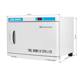 Towel warmer with uv-c 16l sterilizer white - BVShop