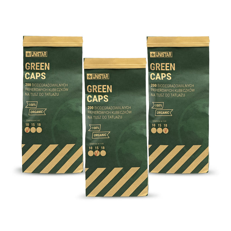 Unistar ECO Paper Ink Cups 200pcs set, disposable cups made of eco-friendly paper for ink and beverage use