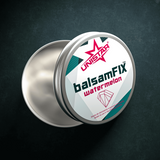 Unistar balsamFIX Watermelon 200 ml bottle with watermelon-themed label and cap, positioned upright.