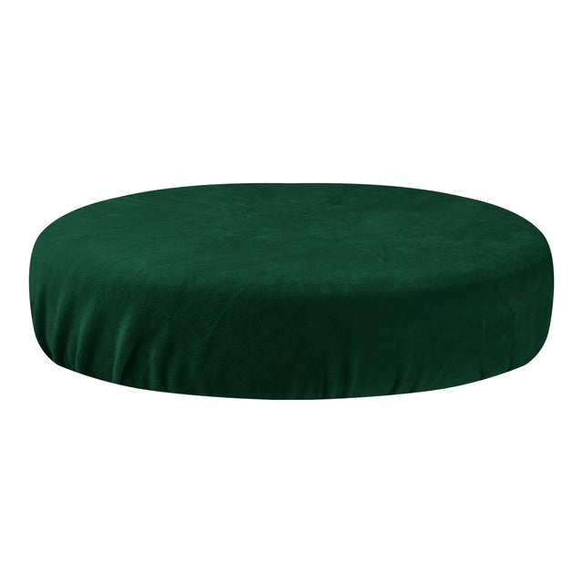 VELOUR COVER STOOL BOTTLE GREEN - BVShop