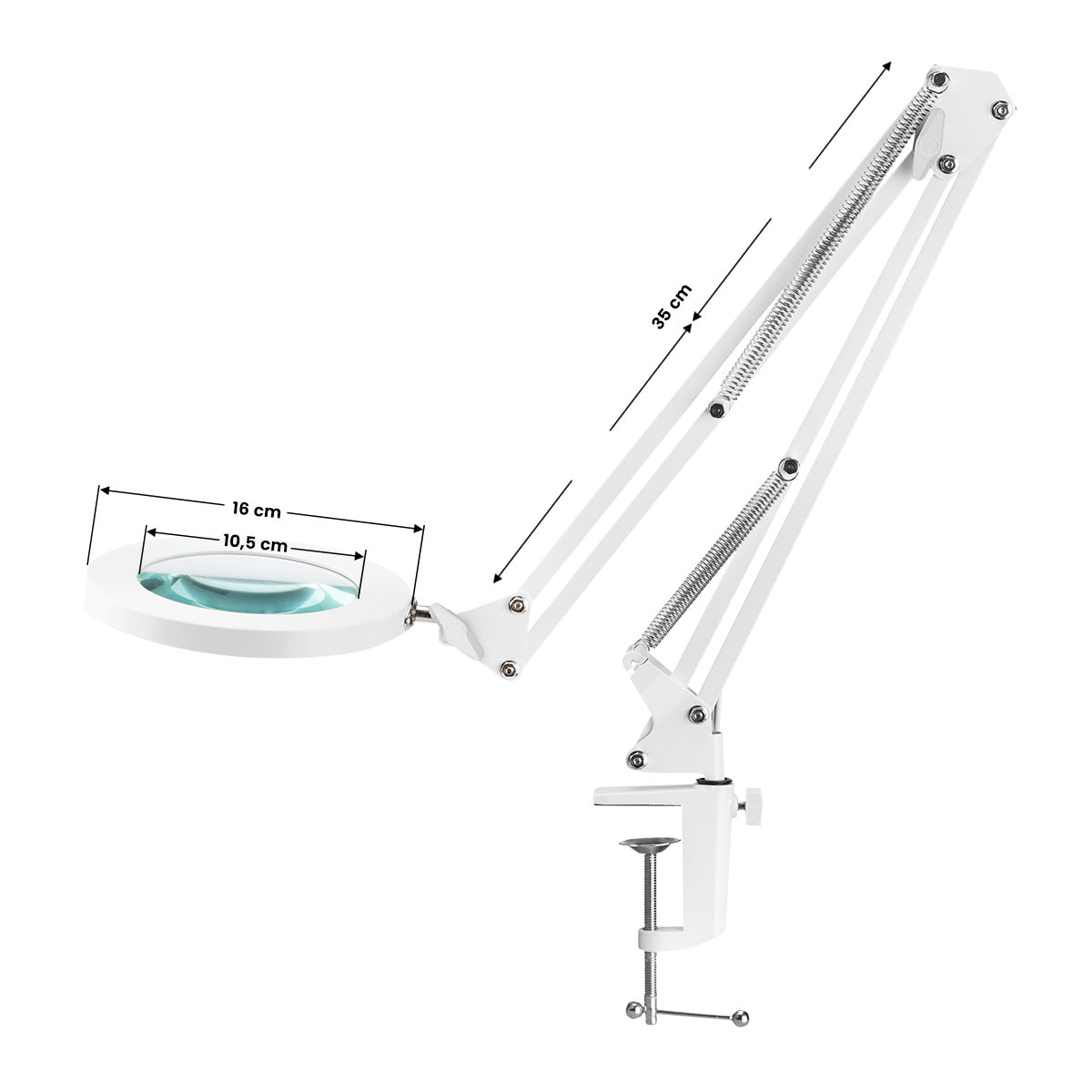WHITE LED TABLE TOP MAGNIFIER LAMP GLOW 308 - BVShop