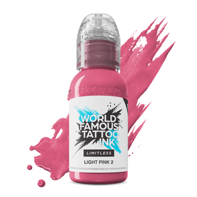 World Famous Limitless Tattoo Ink Light Pink 2 30ml - BVShop