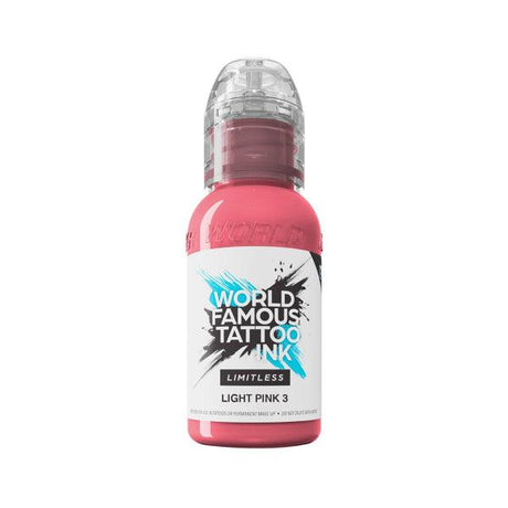 World Famous Limitless Tattoo Ink Light Pink 3 30ml - BVShop