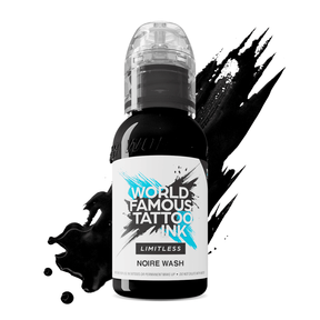 World Famous Limitless Tattoo Ink Noire Wash 30ml - BVShop